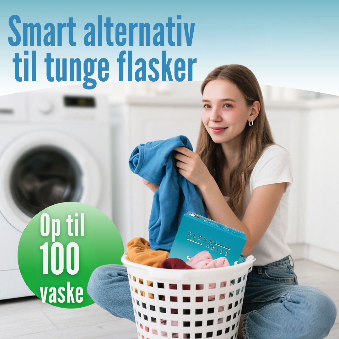 Skyllemiddelark til alle typer tekstiler