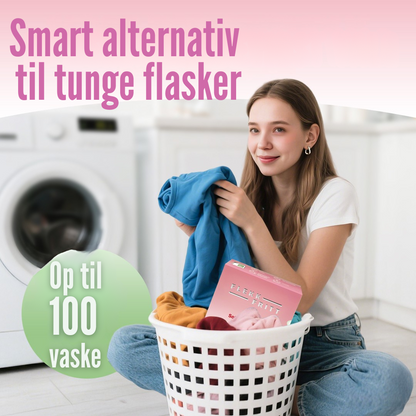 Nærbillede af ark i lys rosa nuance