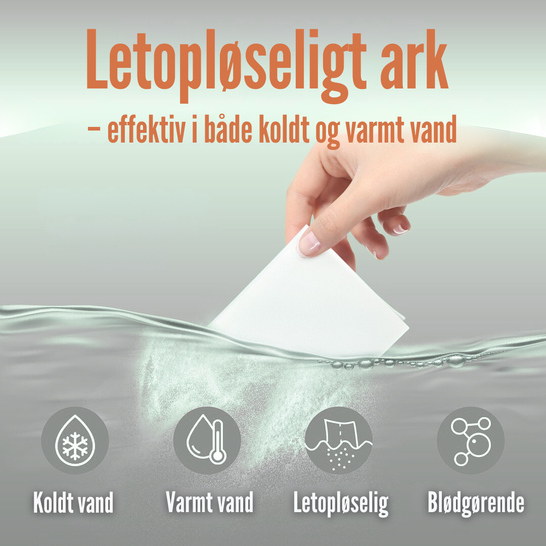 Skyllemiddelark pakket ansvarligt