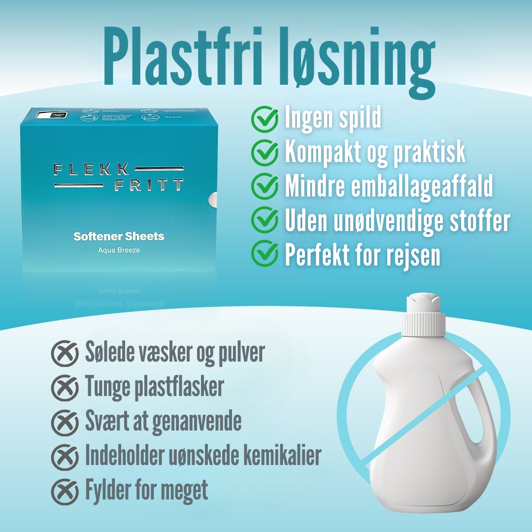 Pakke placeret på hylde i vaskerum
