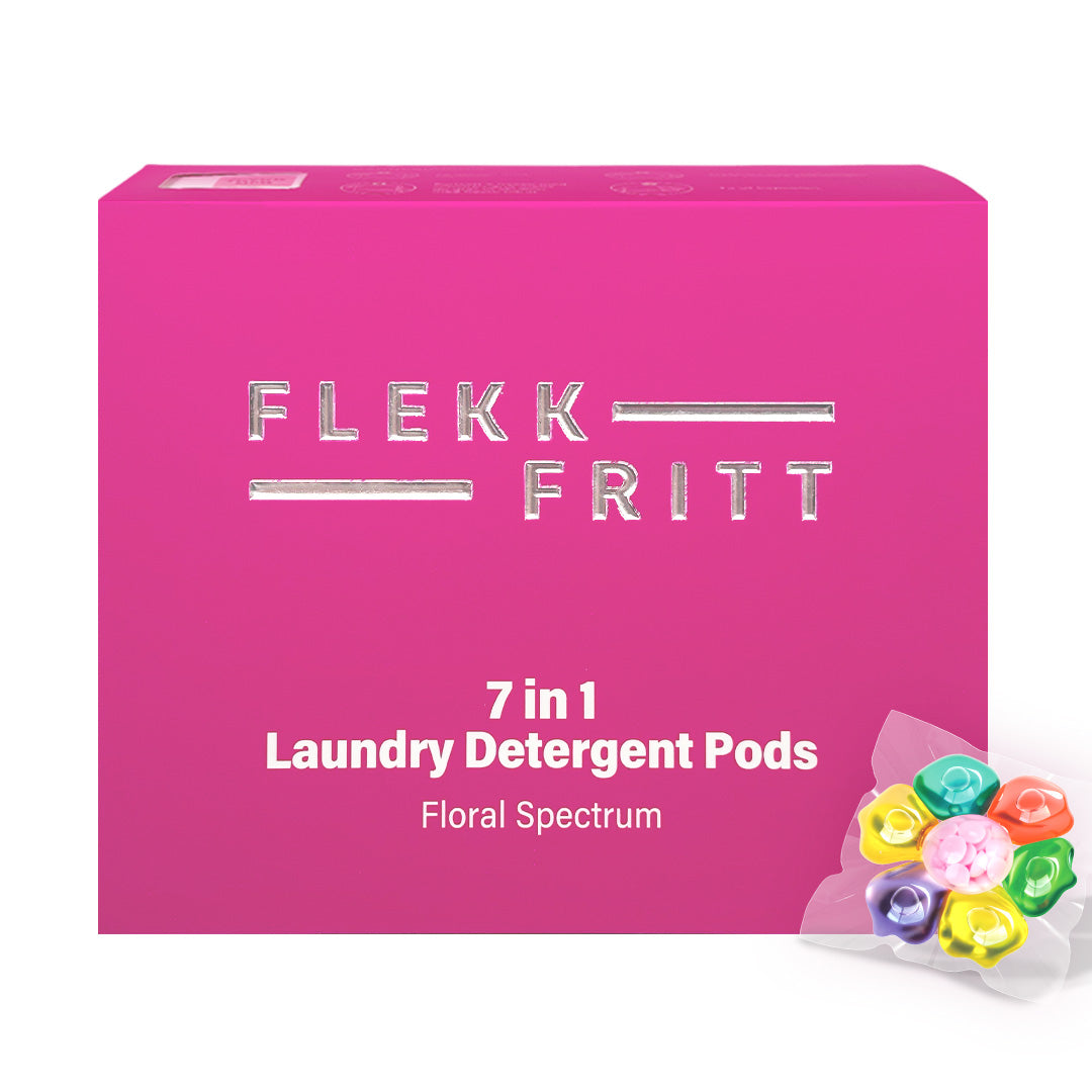 Flekkfritt 7 in 1 Laundry Detergent Pods Floral Spectrum 50stk