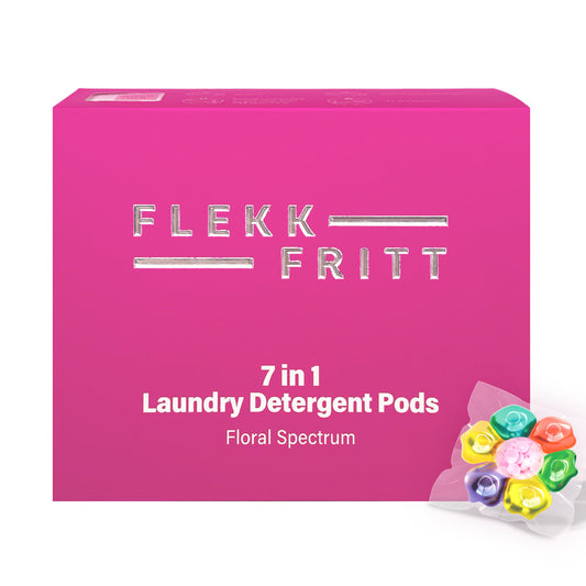 Flekkfritt 7 in 1 Laundry Detergent Pods Floral Spectrum 50stk