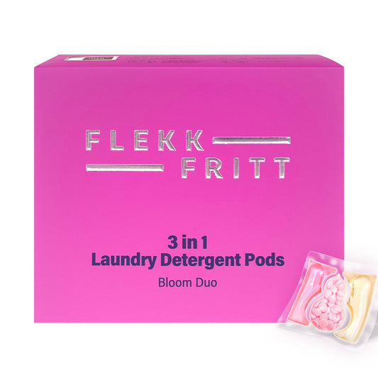Flekkfritt 3 in 1 Laundry Detergent Pods Bloom Duo 50stk