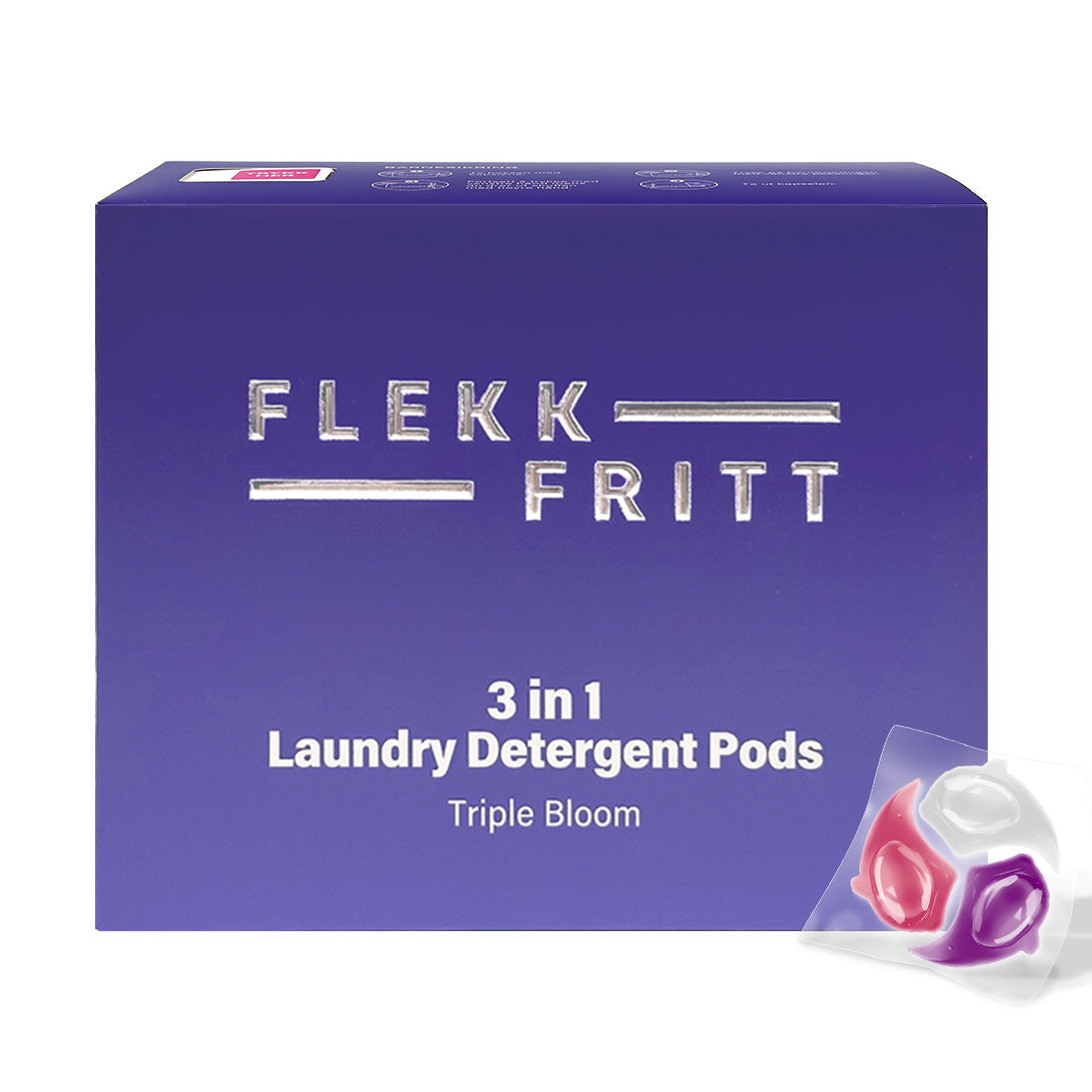 Flekkfritt 3 in 1 Laundry Detergent Pods Triple Bloom 50stk