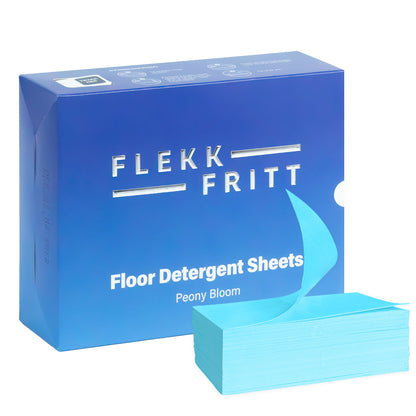 Flekkfritt Floor Detergent Sheets Peony Fresh 50 ark 100 vask