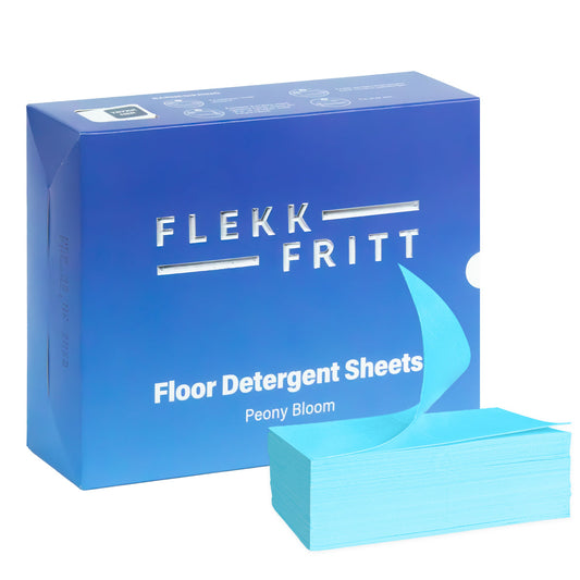 Flekkfritt Floor Detergent Sheets Peony Fresh 50 ark 100 vask