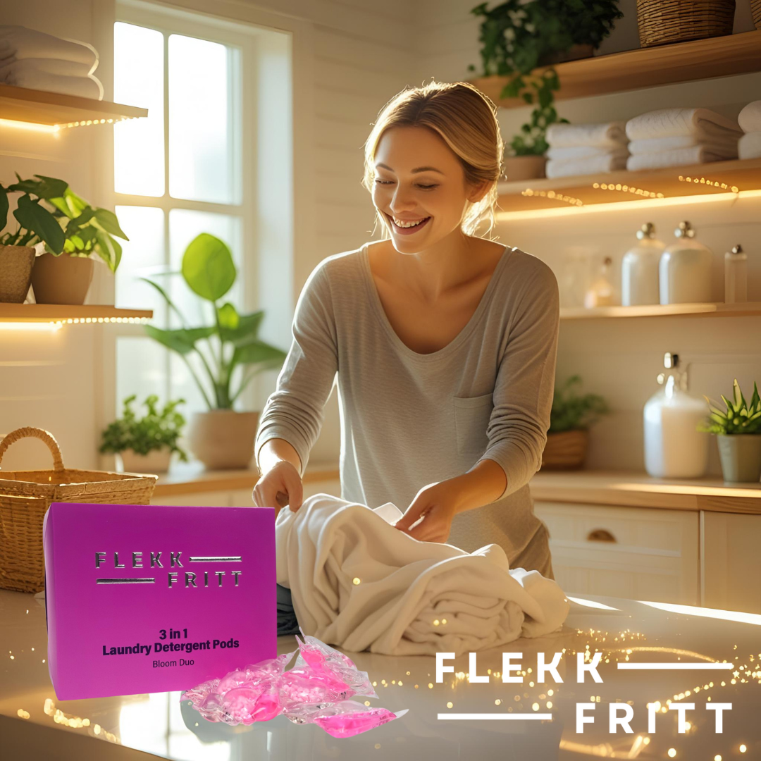 Flekkfritt 3 in 1 Laundry Detergent Pods Bloom Duo 50stk