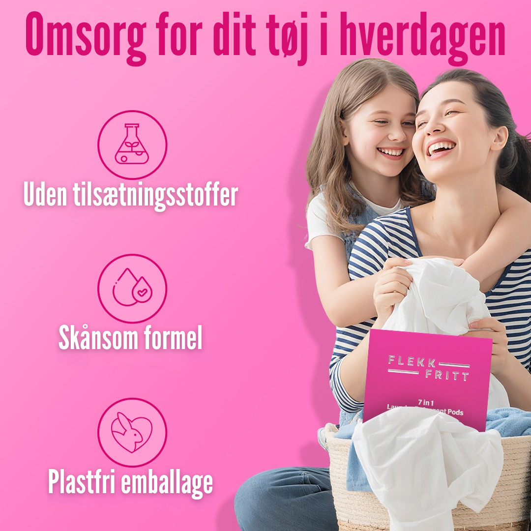 Pods arrangeret i åben pakke