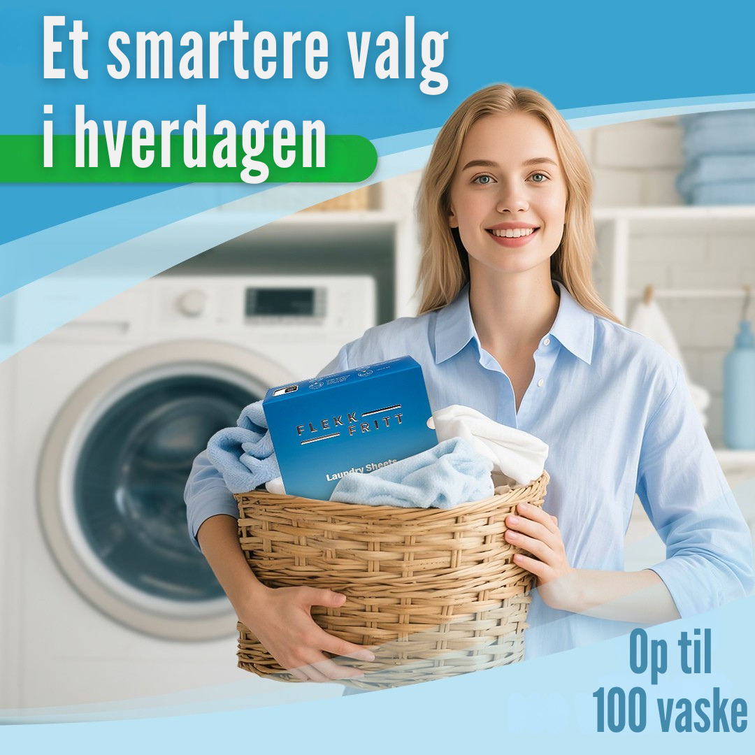 Kompakte vaskeark til nem opbevaring i skabet