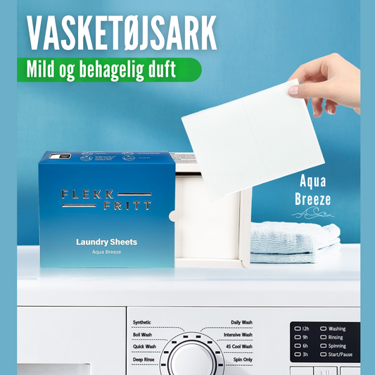 Flekkfritt Vasketøjsark - Aqua Breeze 50ark - op til 100vask