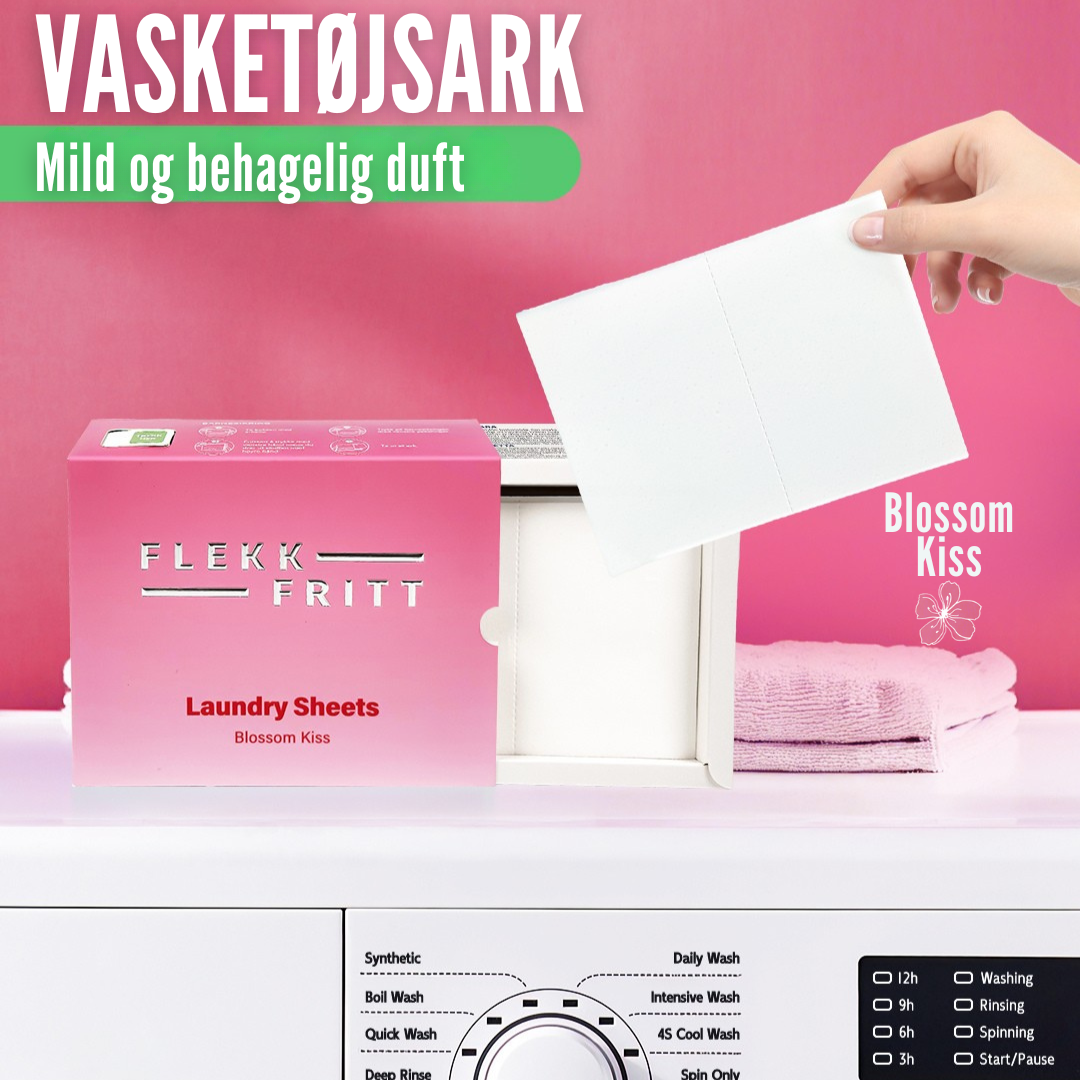 Vaskeark med mild blomsterduft
