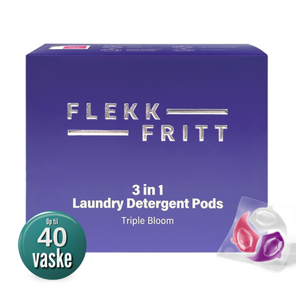 Flekkfritt 3-i-1 vaskepods Triple Bloom pakke