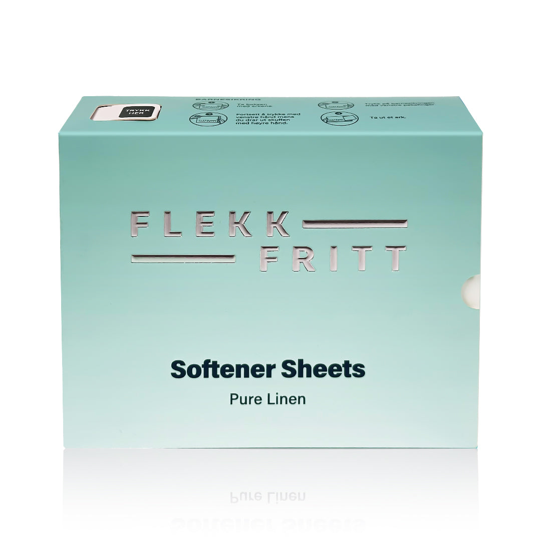 Flekkfritt Fabric Softener Sheets Pure Linen 50stk <100 vask
