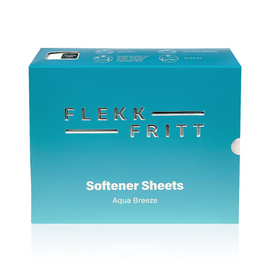 Flekkfritt Fabric Softener Sheets Aqua Breeze 50stk <100 vask