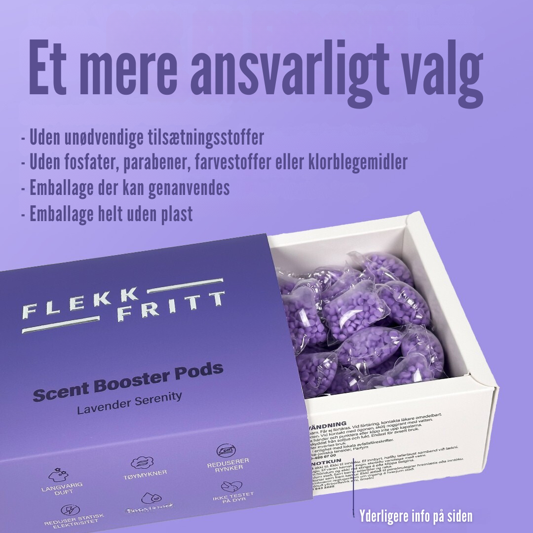 Lavendelmotiv på emballagen