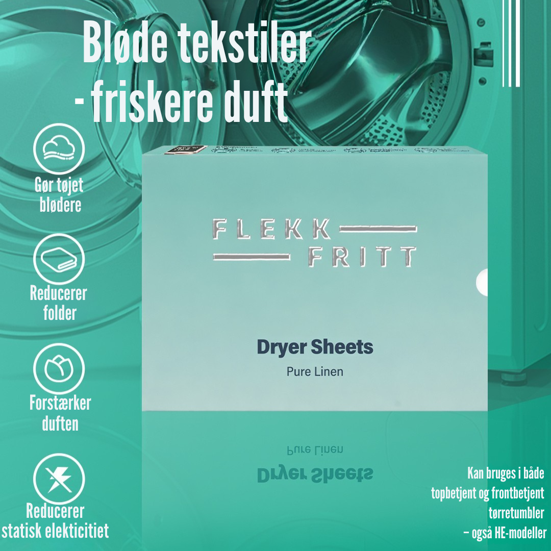 Pakken placeret på hylde i vaskerum