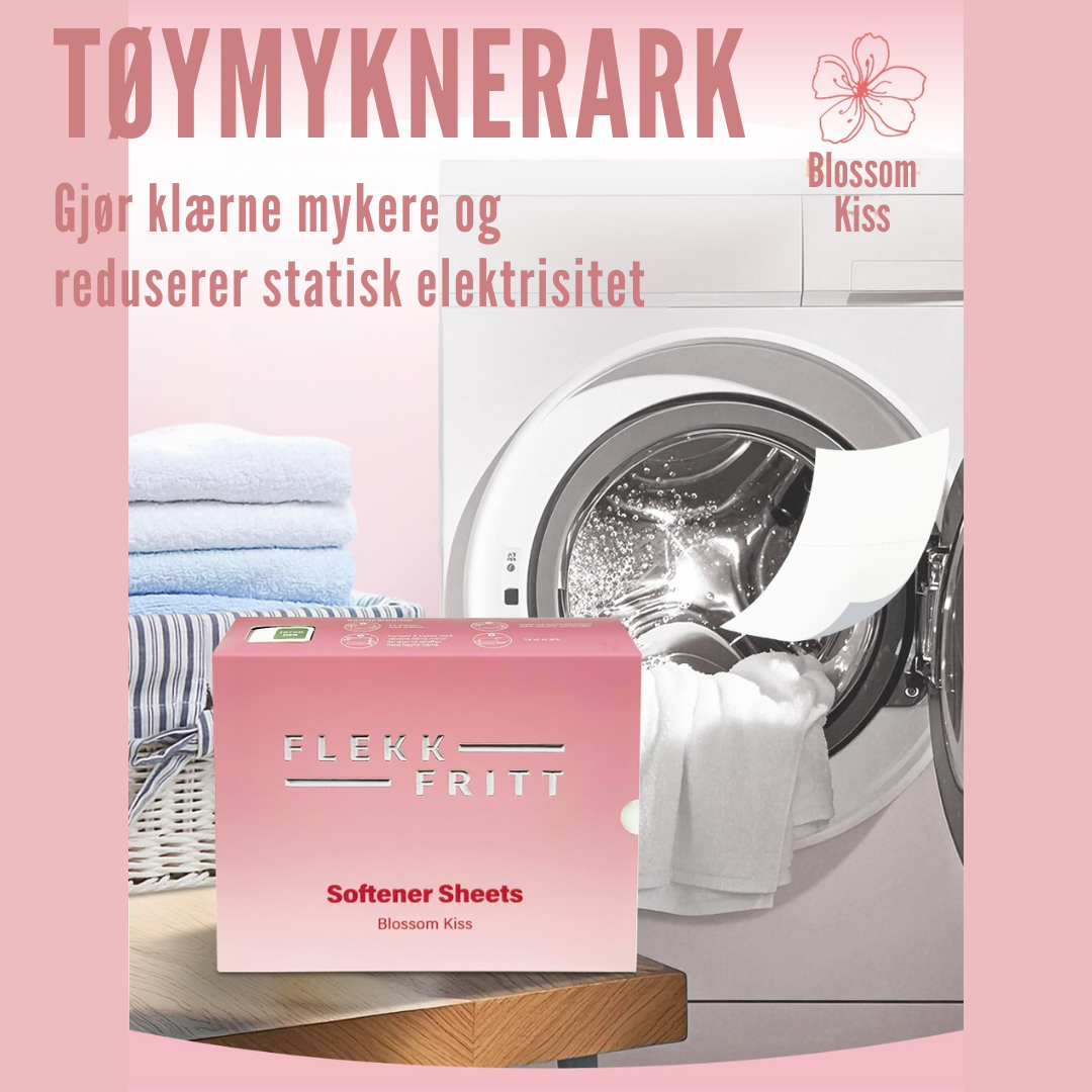 Flekkfritt Fabric Softener Sheets Blossom Kiss 50stk <100 vask