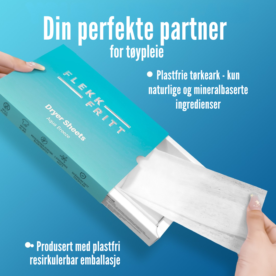 Flekkfritt Dryer Sheets Aqua Breeze 40stk