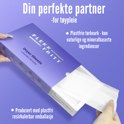 Flekkfritt Dryer Sheets Lavender Serenity 40stk