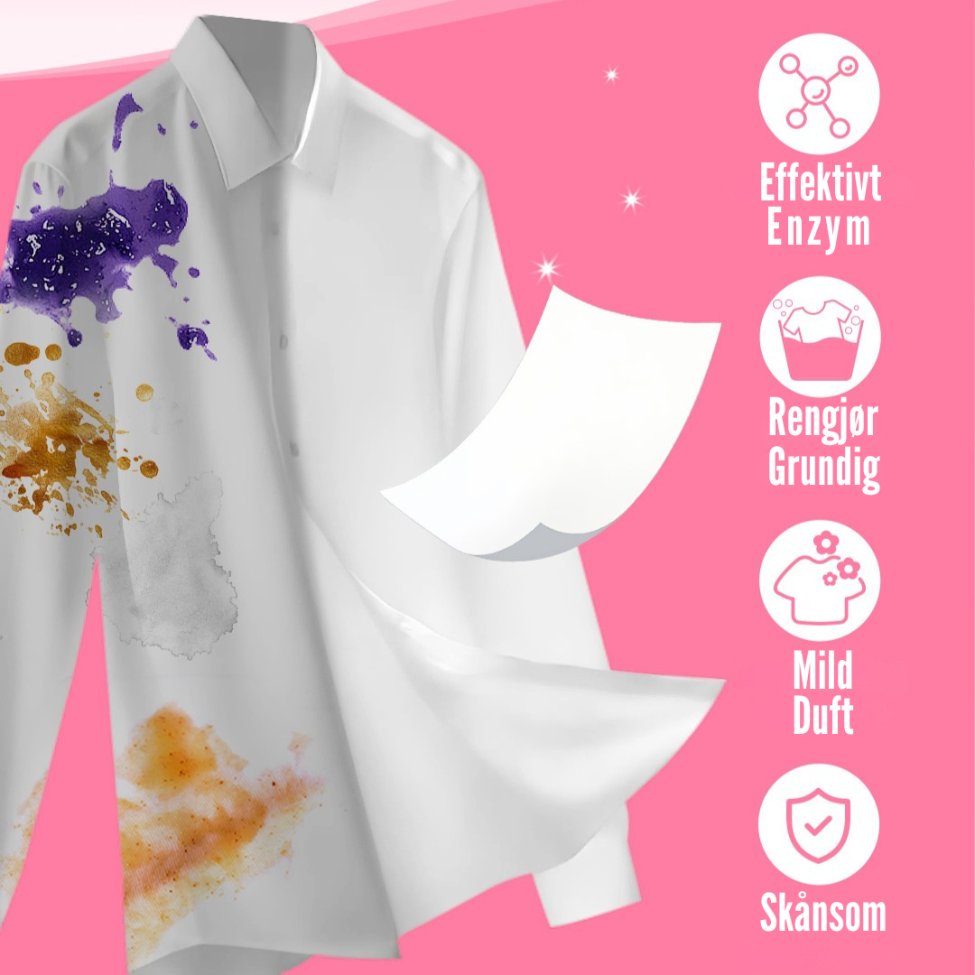 Flekkfritt Laundry Detergent Sheets Blossom Kiss 50ark <100vask