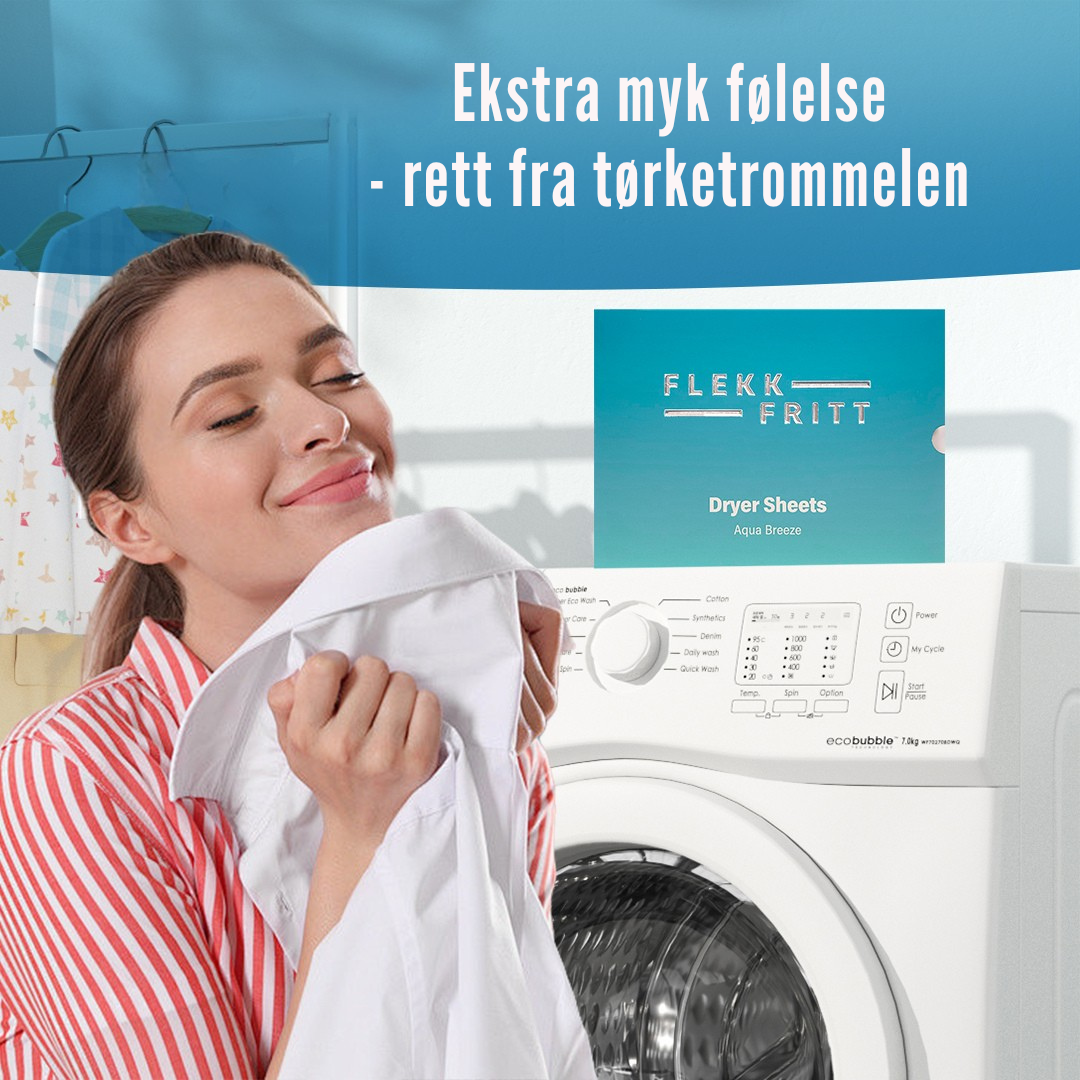 Flekkfritt Dryer Sheets Aqua Breeze 40stk