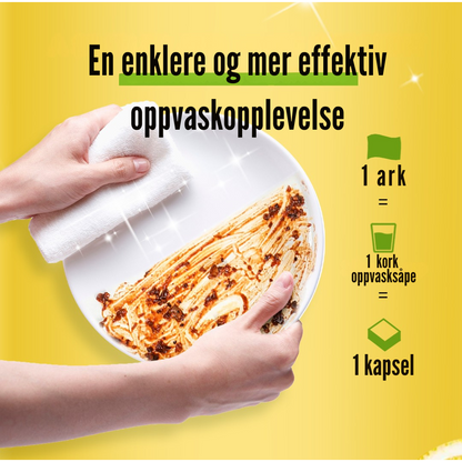Flekkfritt Dishwasher Sheets Citrus Spark 50stk