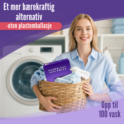Flekkfritt Laundry Detergent Sheets Lavender Serenity 50ark <100vask