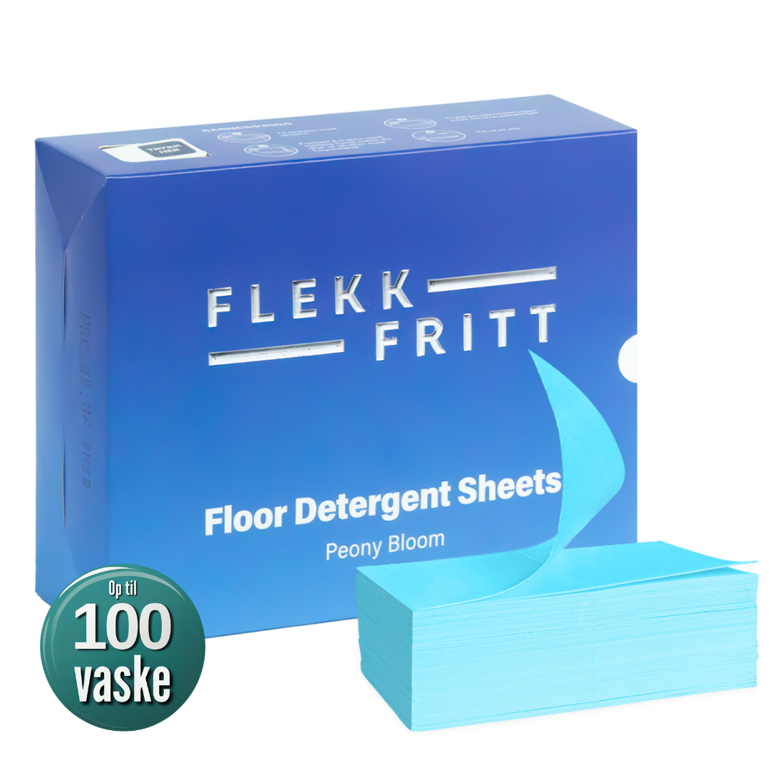 Flekkfritt gulvrengøringsark Peony Fresh pakke