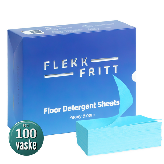 Flekkfritt Gulvvaskeark - Peony Fresh 50 ark - op til 100 vask