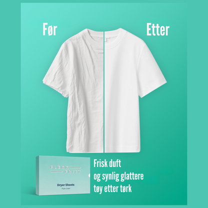 Flekkfritt Dryer Sheets Pure Linen 40stk