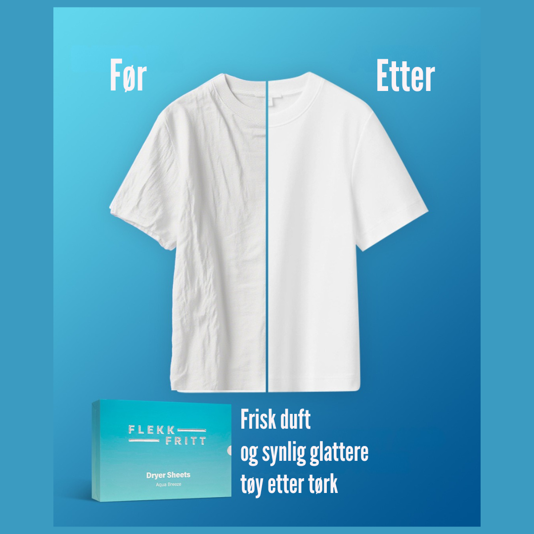 Flekkfritt Dryer Sheets Aqua Breeze 40stk