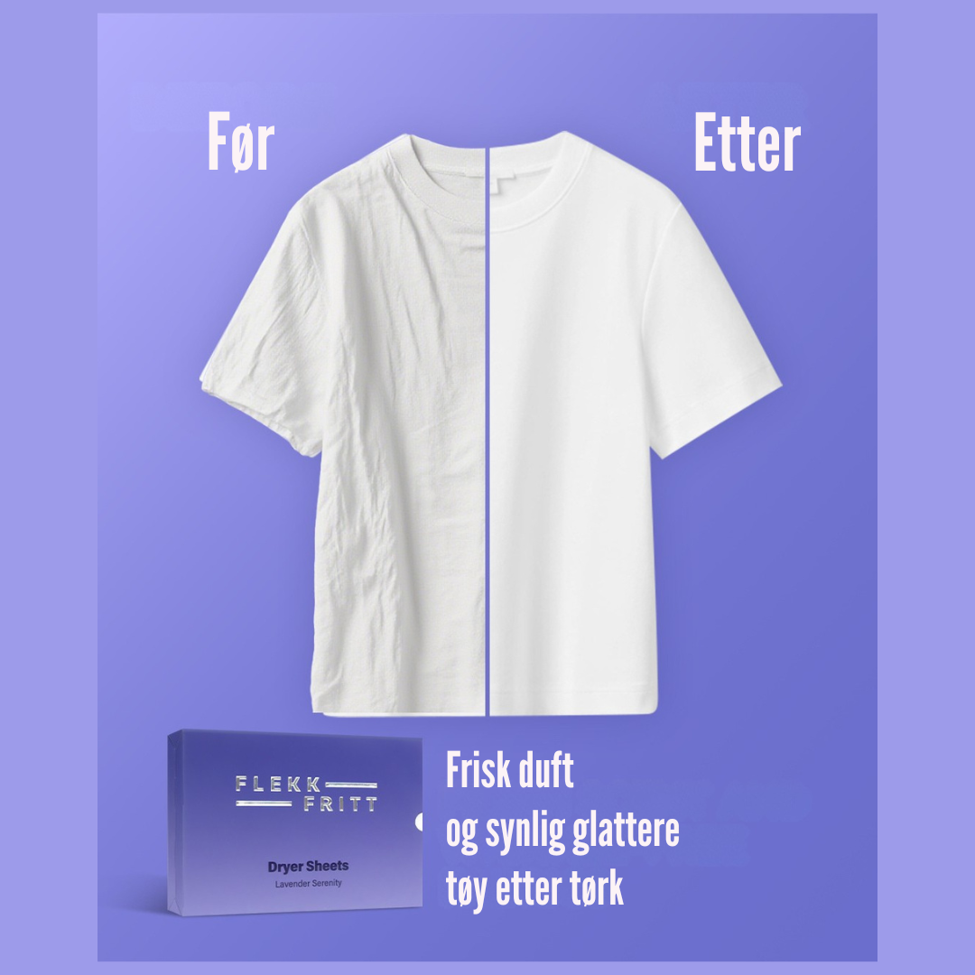 Flekkfritt Dryer Sheets Lavender Serenity 40stk