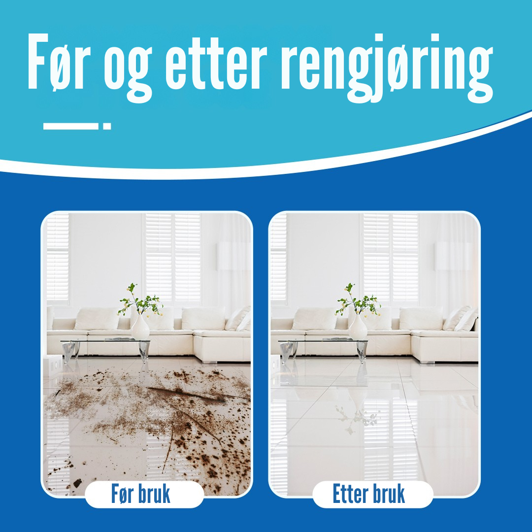 Flekkfritt Floor Detergent Sheets Peony Fresh 50 ark 100 vask
