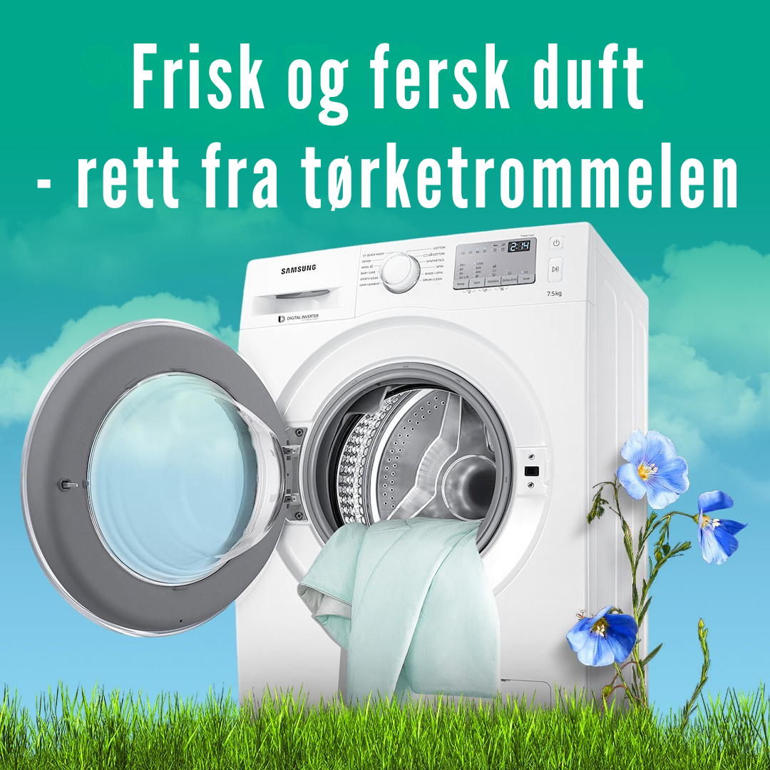 Flekkfritt Dryer Sheets Pure Linen 40stk