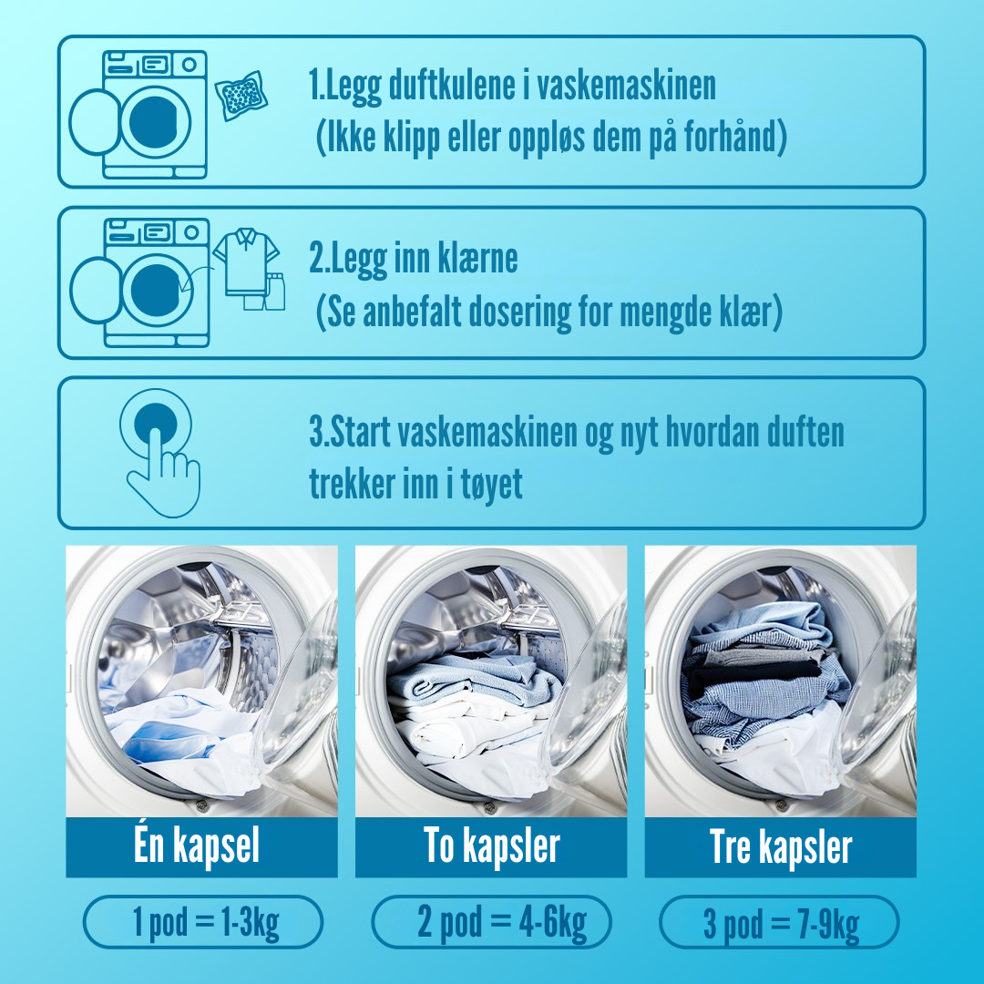 Flekkfritt Scent Booster Pods Aqua Breeze 50stk
