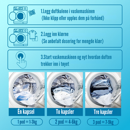 Flekkfritt Scent Booster Pods Aqua Breeze 50stk