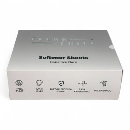 Flekkfritt Fabric Softener Sheets Sensitive Care 50stk <100 vask