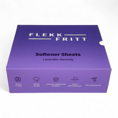 Flekkfritt Fabric Softener Sheets Lavender Serenity 50stk <100 vask