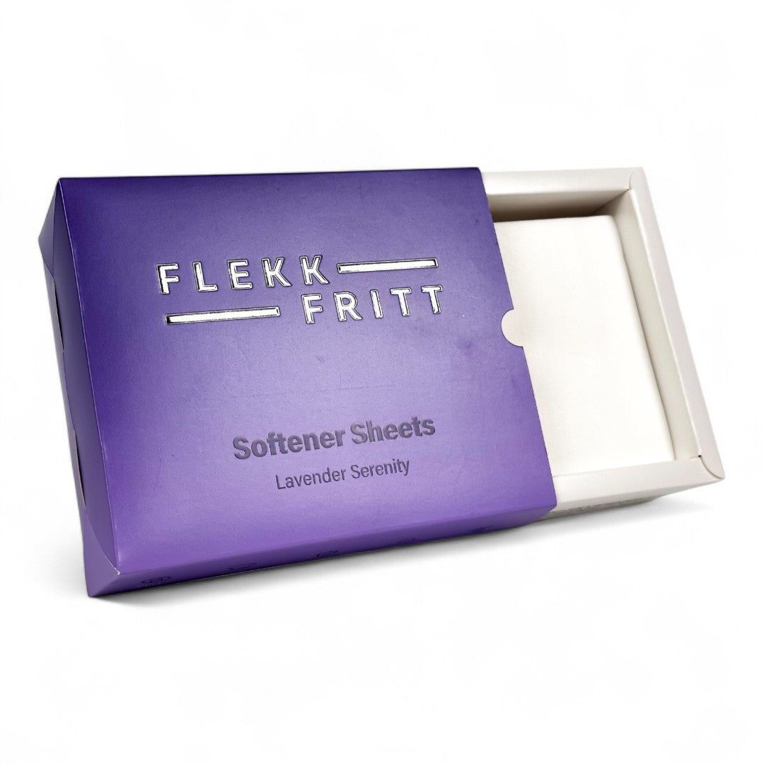 Flekkfritt Fabric Softener Sheets Lavender Serenity 50stk <100 vask
