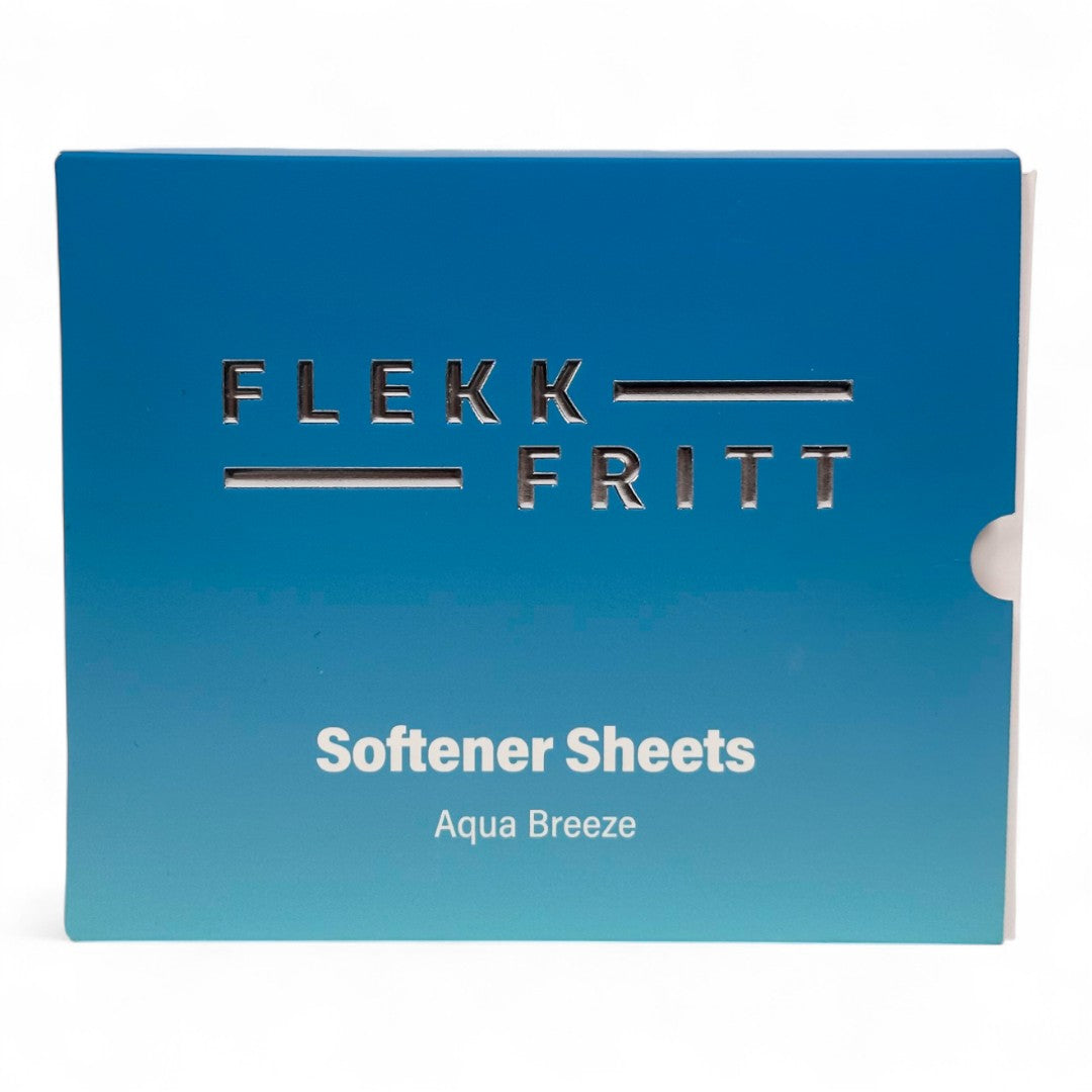 Flekkfritt Fabric Softener Sheets Aqua Breeze 50stk <100 vask
