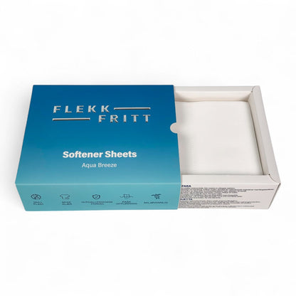 Flekkfritt Fabric Softener Sheets Aqua Breeze 50stk <100 vask