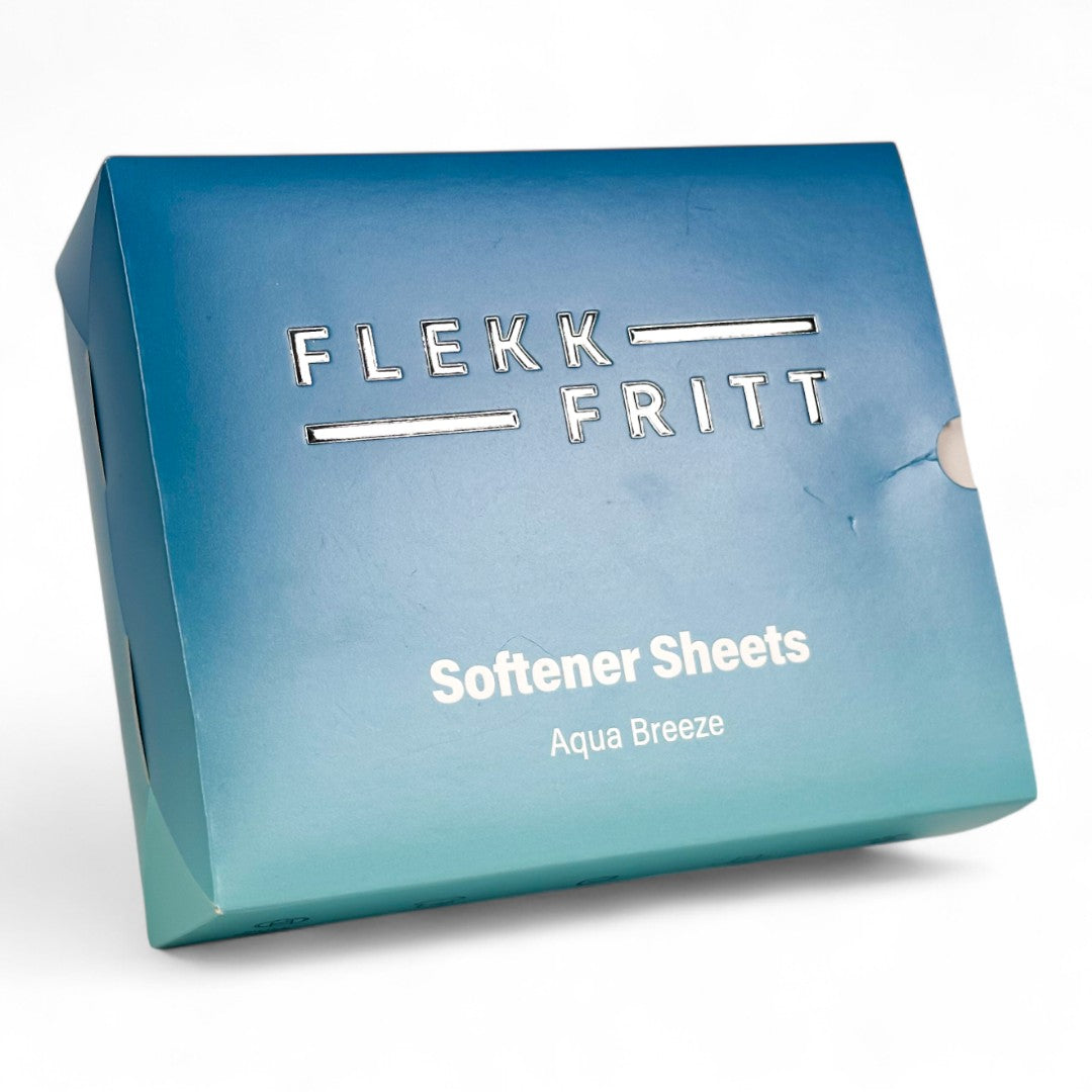 Flekkfritt Fabric Softener Sheets Aqua Breeze 50stk <100 vask