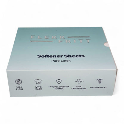 Flekkfritt Fabric Softener Sheets Pure Linen 50stk <100 vask