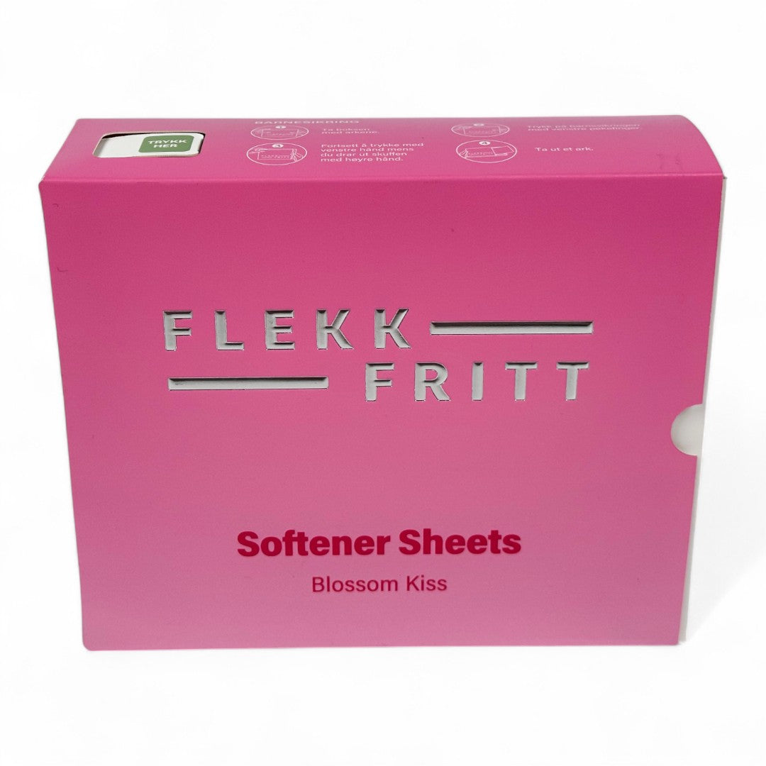Flekkfritt Fabric Softener Sheets Blossom Kiss 50stk <100 vask