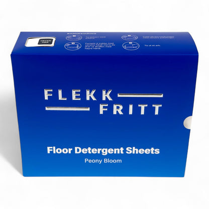 Flekkfritt Floor Detergent Sheets Peony Fresh 50 ark 100 vask