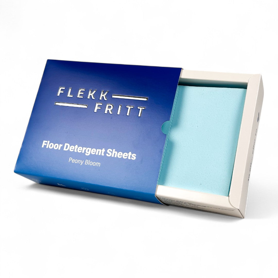 Flekkfritt Floor Detergent Sheets Peony Fresh 50 ark 100 vask