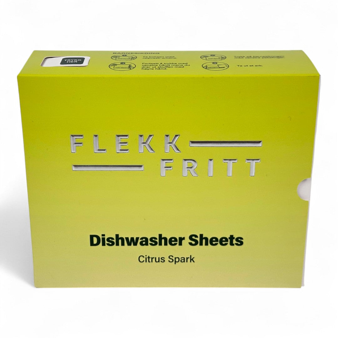 Flekkfritt Dishwasher Sheets Citrus Spark 50stk