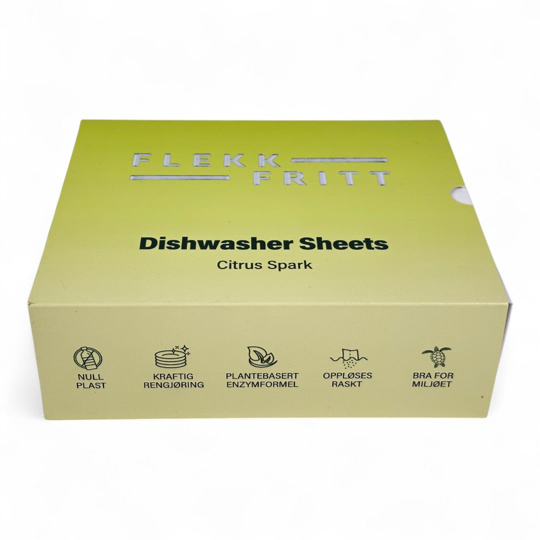 Flekkfritt Dishwasher Sheets Citrus Spark 50stk