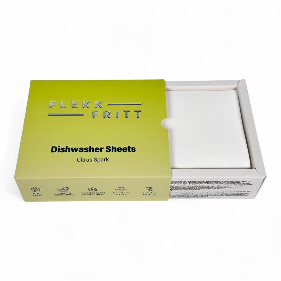 Flekkfritt Dishwasher Sheets Citrus Spark 50stk
