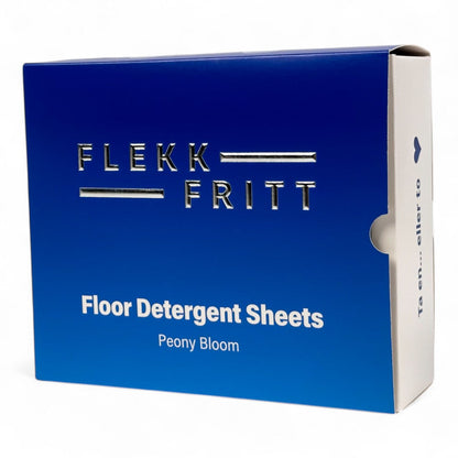 Flekkfritt Floor Detergent Sheets Peony Fresh 50 ark 100 vask